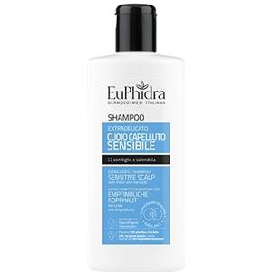 Euphidra Shampoo Cuoio Capelluto Sensibile 200ml - Trattamento Delicato per Cute Fragile e Pruriginosa con Tiglio e Calendula