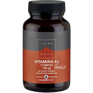 Terranova Vitamina K2 50 Capsule - Integratore per la salute delle ossa e coagulazione del sangue