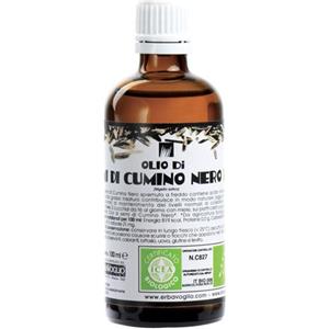 Erbavoglio Olio di Semi di Cumino Nero Biologico - Ricco di Ferro e Benefici Ayurvedici