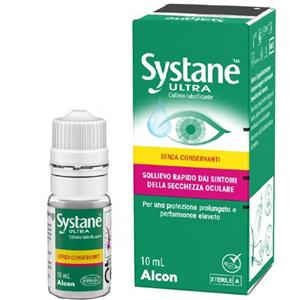 Systane Ultra Collirio Lubrificante Senza Conservanti 10ml - Sollievo da Secchezza Oculare e Idratazione Lenti a Contatto