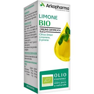 Arkopharma Olio Essenziale di Limone Bio 10 ml - 100% puro e naturale, azione antiossidante