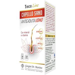 Dr. Giorgini Capello Sano Anticaduta Uomo - Integratore con Ortica, Equiseto e Miglio per il Benessere dei Capelli - 120 Pastiglie