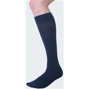 Medi Gambaletto Uomo in Cotone Blu Marine 18 mmHg Taglia 3 - Design a Costine e Comfort Elevato