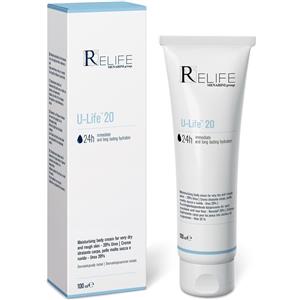 Relife U-Life 20 Crema Idratante 100ml per Pelle Secca e Ruvida con Urea 20%