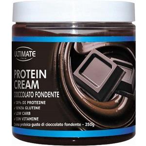 Vita Al Top Ultimate Protein Cream Cioccolato Fondente 250 g - Crema Proteica con Nocciole, 30% di Proteine, Basso Contenuto di Zuccheri, Senza Glutine