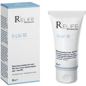 Relife U-Life 40 Crema Idratante e Levigante per Piedi con Urea 50 ml