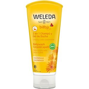 Weleda Babywash Corpo e Capelli Calendula 200ml - Detergente cremoso 2 in 1, delicato per gli occhi