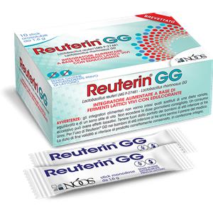NOOS Reuterin GG - Integratore Fermenti Lattici 10 Stick per l'Equilibrio della Flora Batterica Intestinale
