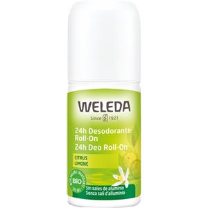 Weleda Deo Roll-On Limone 50 ml - Deodorante 24 ore con oli essenziali naturali