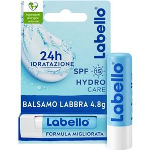 Labello Hydrocare Balsamo Labbra Idratante SPF 15 - 5,5 ml con Oli Naturali e Burro di Karité