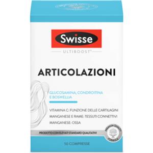 Swisse Articolazioni - Integratore con Glucosamina, Condroitina e Vitamina C per la Salute delle Articolazioni - 50 Compresse