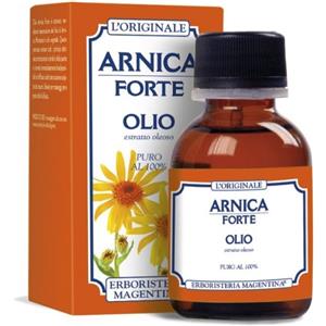 Erboristeria Magentina Arnica Forte Olio Puro 100% - 50 ml per massaggi e recupero muscolare