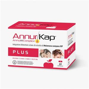 DI-VA AnnurKap Plus - Integratore Alimentare per Capelli, 60 Capsule con Melannurca, Biotina e Selenio