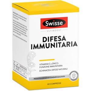 Swisse Difesa Immunitaria - Integratore Alimentare con Vitamina C, Zinco, Rame ed Echinacea - 60 Compresse