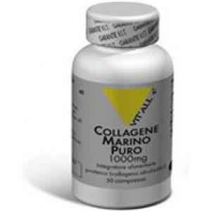 Vit'All Collagene Marino Puro 30 Compresse - Integratore per la Funzionalità Articolare