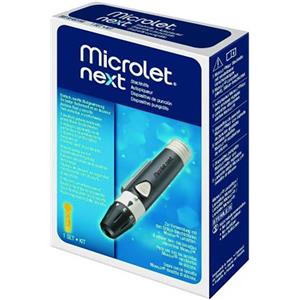 Ascensia Diabetes Care Microlet Next Pungidito - Dispositivo Indolore per Misurazione Glicemia