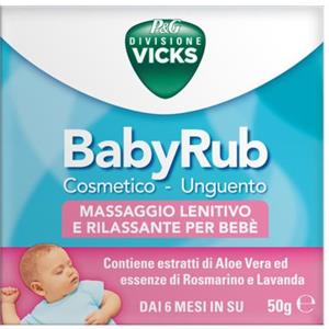 PROCTER & GAMBLE SRL Vicks Babyrub Unguento Lenitivo Per Bambini 50 g