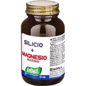 SANTIVERI Sa Santiveri Silicio+Magnesio Marino Integratore Benessere Organismo 60 Capsule