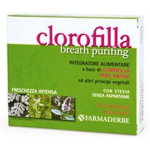 FARMADERBE Srl Farmaderbe Clorofilla Integratore 30 Compresse