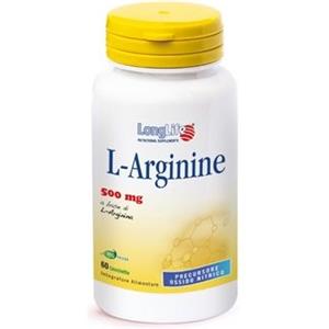 LONGLIFE Srl LongLife Larginine Integratore 60 Tavolette