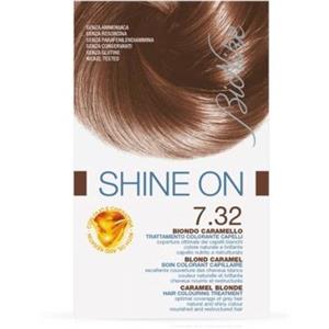 Bionike Shine On Tintura Permanente Biondo Caramello 7.32 - Senza Ammoniaca, Nutriente e Protettiva