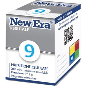 NAMED New Era 9 - Integratore Alimentare 240 Granuli con Cloruro di Sodio per Coadiuvare Disidratazione e Raffreddore