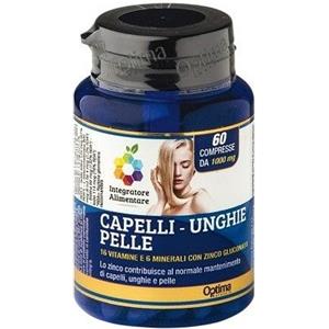 OPTIMA NATURALS Srl Optima Colours of Life Capelli Unghie Pelle Integratore Vitamine e Minerali 60 Compresse