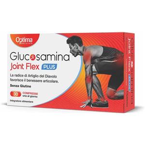 Optima Naturals Glucosamina Joint Complex Plus - Integratore Articolare con Vitamina C, 30 Compresse