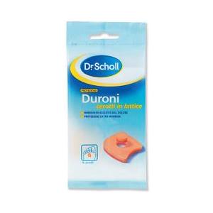 Scholl Cerotti Protettivi in Lattice per Duroni - 4 Pezzi, Doppio Strato per Sollievo Immediato