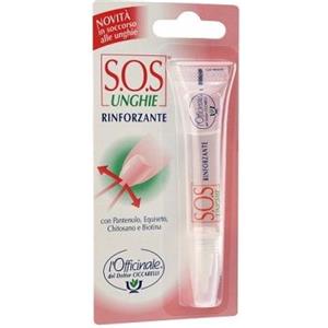 Ciccarelli SOS Unghie Gel Rinforzante 10 ml - Trattamento per Unghie Fragili con Pantenolo, Equiseto, Chitosano e Biotina
