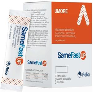 FIDIA FARMACEUTICI SpA Samefast Up Complex - Integratore per il buon umore - 20 bustine orosolubili