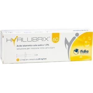FIDIA FARMACEUTICI SpA Hyalubrix 60 - Sir 60 mg 4 ml
