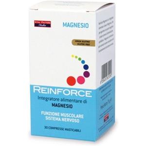 VITAL FACTORS ITALIA Srl Reinforce Magnesio Integratore 30 Compresse