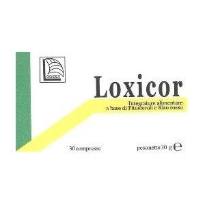 Loxicor - Integratore alimentare a base di fitosteroli e riso rosso per il controllo del colesterolo - 30 Compresse