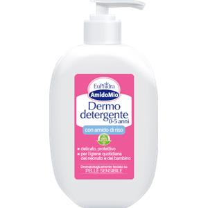 EuPhidra AmidoMio Dermodetergente Idratante per Neonati e Bambini 0-5 Anni - 400 ml, Formula Delicata e Protettiva