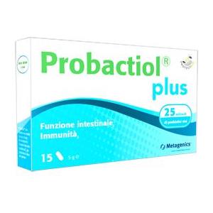 Metagenics Probactiol Plus Protect Air - Integratore con 25 miliardi di probiotici vivi e vitamina D, 15 capsule