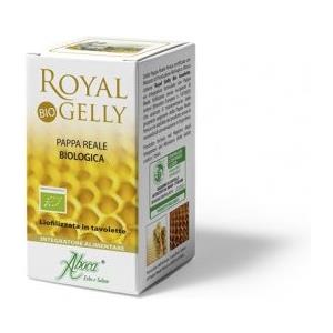 Aboca Royal Gelly Bio - Integratore Alimentare di Pappa Reale Liofilizzata, 40 Tavolette Biologiche