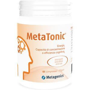 Metagenics MetaTonic 60 Compresse - Integratore per Concentrazione e Efficienza Cognitiva con Folato