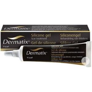 Dermatix Gel di Silicone 15 g - Gel trasparente per il trattamento delle cicatrici, asciuga rapidamente e idrata il tessuto cicatriziale