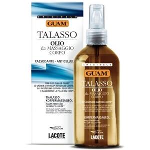 Guam Talasso Olio Massaggio Corpo 200 ml - Rassodante e Anticellulite con Olio di Guam