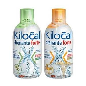 POOL PHARMA Kilocal Drenante Forte Ananas - Integratore Alimentare Drenante e Depurativo 500 ml
