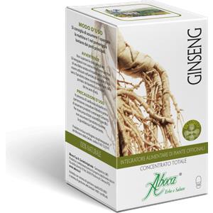 Aboca Ginseng Concentrato Totale - Integratore Alimentare Tonico Adattogeno 100% Naturale, 50 Opercoli