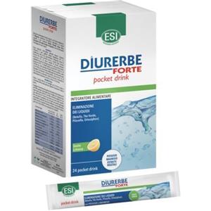 ESI Srl Esi Diurerbe Forte Pocket Drink Limone Integratore Drenante 24 Bustine