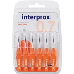 DENTAID Interprox 4G Super Micro Scovolino Arancione 6 Pezzi - Per Spazi Interprossimali di 0,7 mm