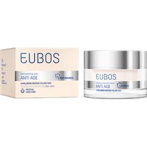 Eubos Hyaluron Repair Filler Day - Crema Giorno Viso Filler con Triplo Acido Ialuronico, 50 ml