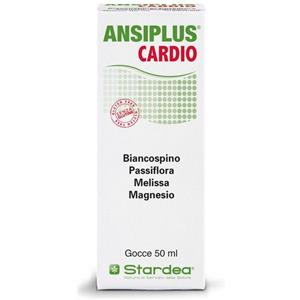 STARDEA Srl Ansiplus Cardio Gocce Integratore Benessere Cardiovascolare 50 ml