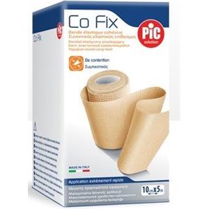 PIC Co Fix Benda Elastica Coesiva Autoadesiva 10x5cm - Alta Resistenza e Facile Applicazione