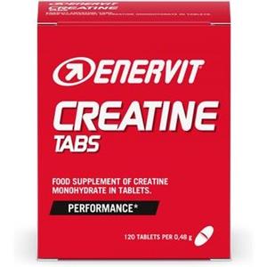 Enervit Creatina Monoidrato - Integratore Alimentare in Compresse da 120 - Potenzia le tue Prestazioni Fisiche