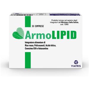 MEDA PHARMA SpA ArmoLIPID - Integratore Alimentare per il Controllo del Colesterolo - 30 Compresse