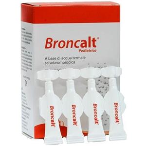 Aurora Biofarma Broncalt Strip Pediatrico - Dispositivo Medico per Irrigazione Nasale, 20 Flaconcini da 2 ml